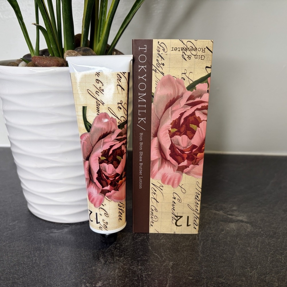 NEW TokyoMilk Bon Bon Shea Butter Lotion 12 Gin & Rosewater 2.3 oz